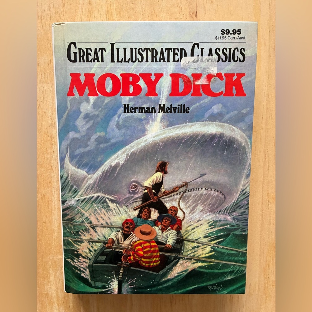 Moby Dick by Herman Melville, Great Illustrated Classics Edition Hardcover